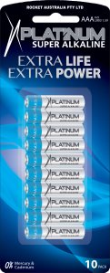 Platinum Super Alkaline AAA 10pk 