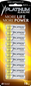 Platinum Alkaline AA 10pk 