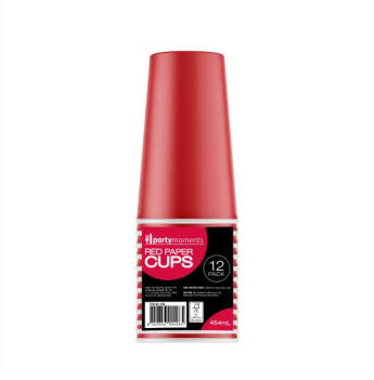 Paper Cup Red 454ml 