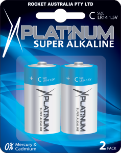 Platinum Super Alkaline C 2pk 
