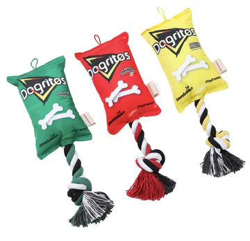 Dogritos Snack with Rope Asstd 