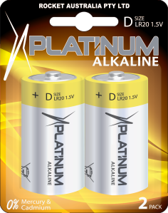 Platinum Alkaline D 2pk 