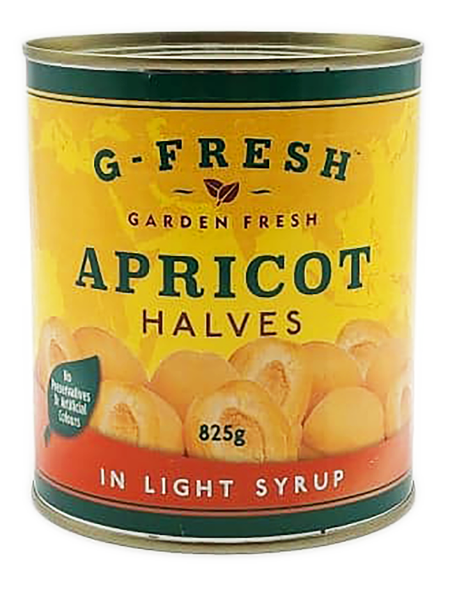 GFresh Apricot Halves 825g 